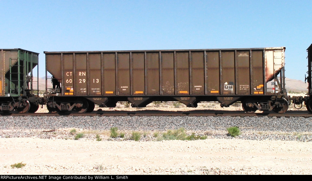 EB Unit Empty Hooper Car Frt at Erie NV -80